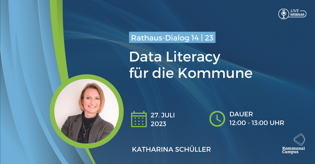 Rathaus-Dialog 14|23: Stadt, Land, Datenfluss - Data Literacy für die Kommune!