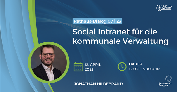 RathausDialog 07|23: Social Intranet für die kommunale Verwaltung